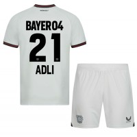 Maglie da calcio Bayer Leverkusen Amine Adli #21 Seconda Maglia Bambino 2023-24 Manica Corta (+ Pantaloni corti)